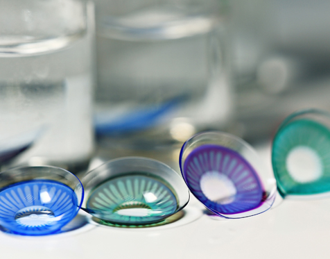 Contact lenses sales